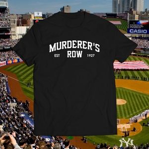 Yankees Murderers Row Black Baseball Tee